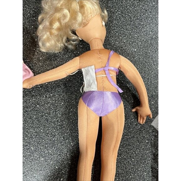 Vintage Mattel 1986 Hot Looks 18" Fashion Doll Blonde outfits wedding dress comb - Picture 7 of 16